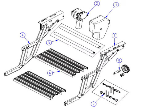 Reparatur kit pinion thule - pinion,