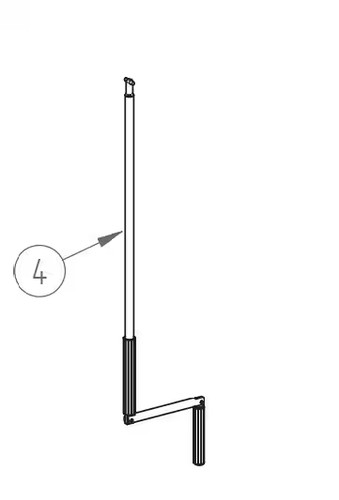 Markisenkurbel faltbar thule - markisenkurbel,