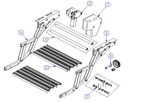 Reparatur kit pinion thule - -,