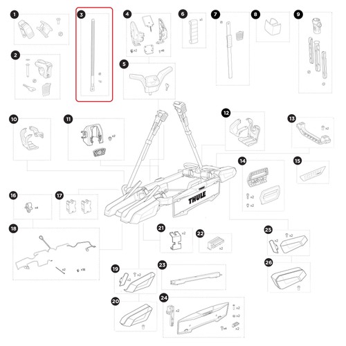 Thule wheel strap zahnband - thule wheel,